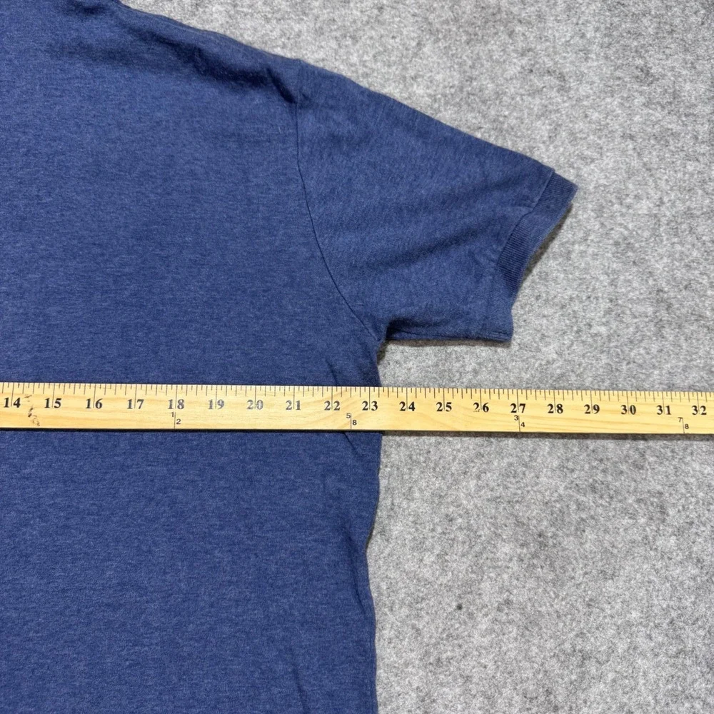 Polo Ralph Lauren Mens Blue Heather Short Sleeve Cotton Polo Shirt Large